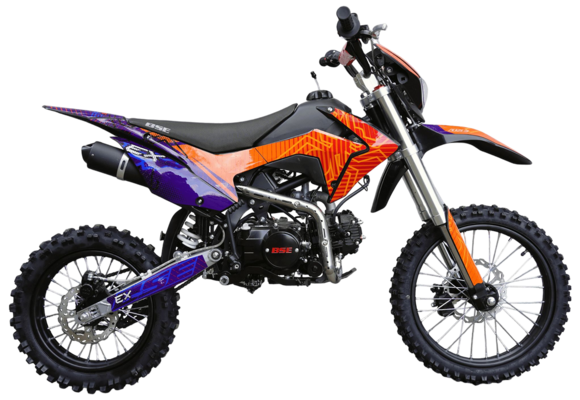 Питбайк BSE EX 17/14 Blue Orange Ant (040) pitbikemarket.ru