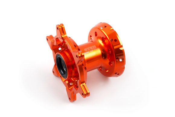 Cтупица 21 переднего колеса (KTM) CNC оранжевый OTOM pitbikemarket.ru