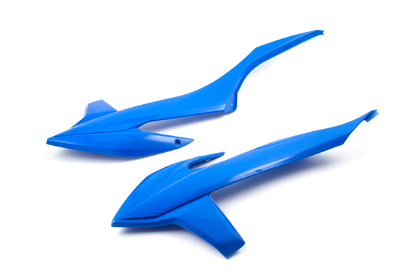 Боковые обтекатели передние (пара) левый+правый синий (тип-KTM 2016-2023) BRZ X6/ Gr8/ Progasi Wave pitbikemarket.ru