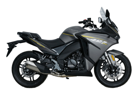 Мотоцикл CYCLONE RG401 (SR400GS-B) 2024 Серый pitbikemarket.ru