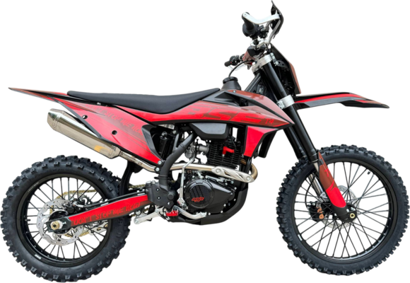 Кроссовый мотоцикл BSE T4 Red (ZS172FMM-5) pitbikemarket.ru