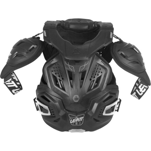 Защита тела+защита шеи LEATT Fusion Vest 3.0 чёрная  S/M (160-172) pitbikemarket.ru
